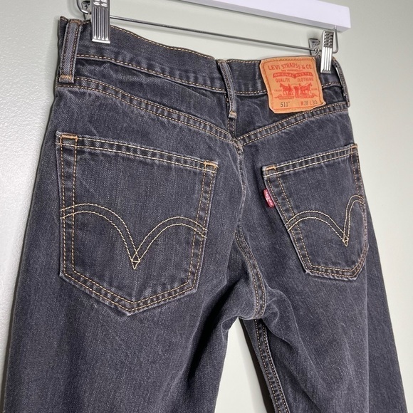 Levi’s Men’s 511 Skinny Fit Jeans in Dark Wash Blue Size 28x30 - Picture 4 of 6